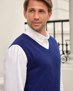 Mens Cashmere Slipover^Pure Collection Outlet