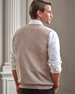 Mens Cashmere Slipover^Pure Collection Sale