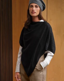 Organic Cashmere Gassato Poncho^Pure Collection Outlet