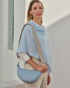 Organic Cashmere Gassato Poncho^Pure Collection Sale