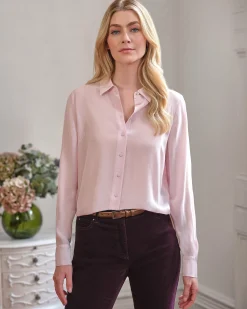 Pure Washed Silk Shirt^Pure Collection Hot
