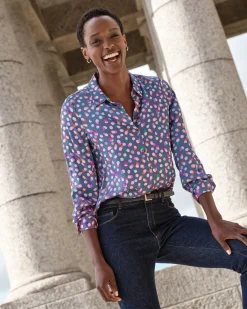 Sand Washed Pure Silk Satin Blouse^Pure Collection Sale