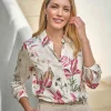 Sand Washed Pure Silk Satin Blouse^Pure Collection Online