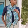 Silk Blend Printed Scarf^Pure Collection Outlet