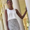 Silk Front Jersey Vest^Pure Collection Clearance