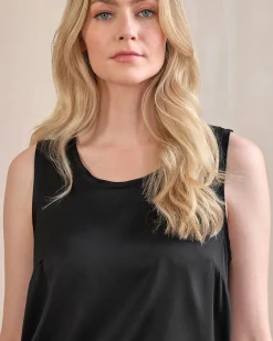 Silk Front Jersey Vest^Pure Collection Hot