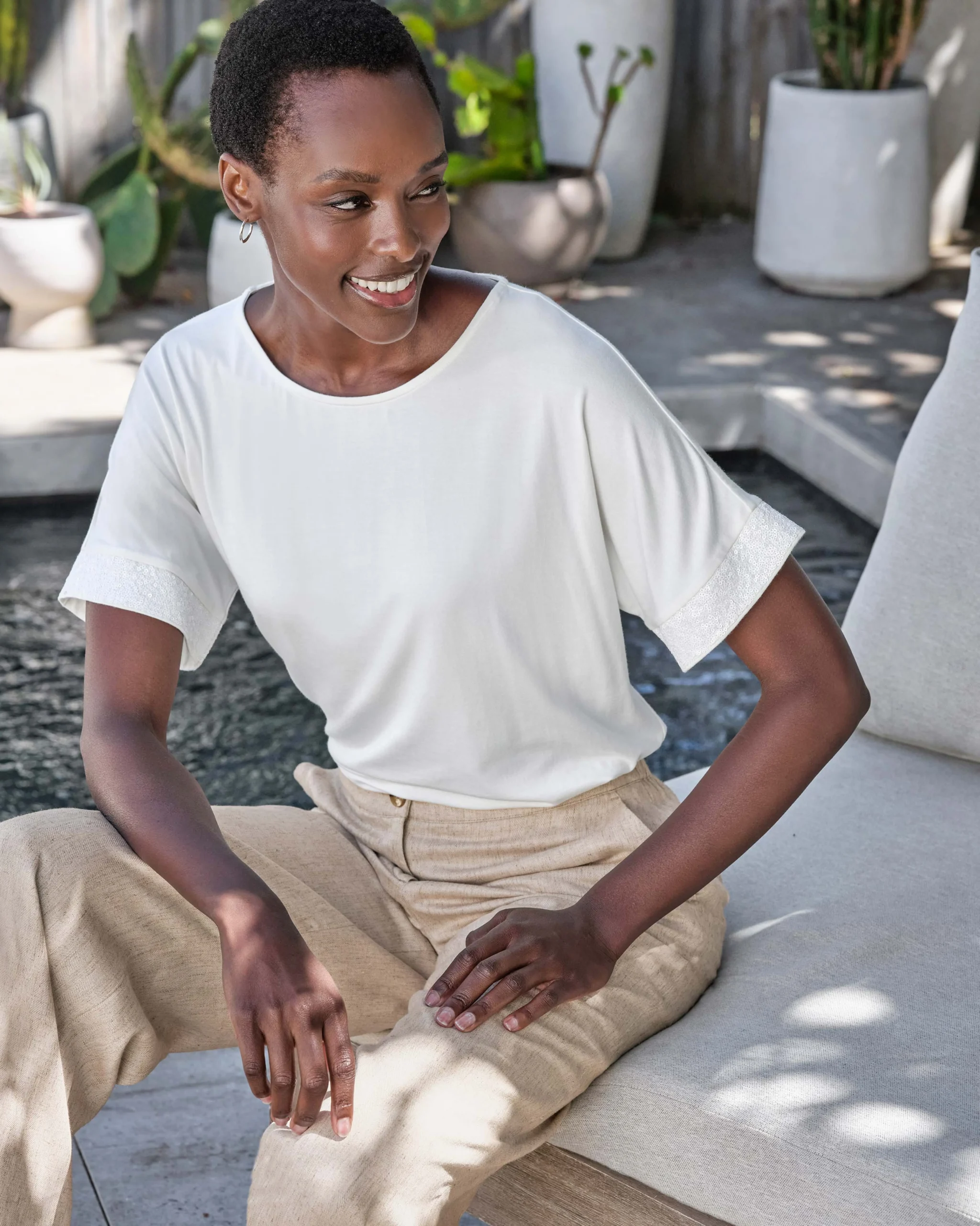 Sparkle Trim Top^Pure Collection Discount