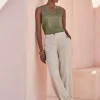 Textured Linen Trouser^Pure Collection Best