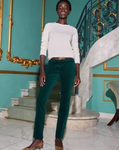Washed Velvet Jean^Pure Collection Clearance