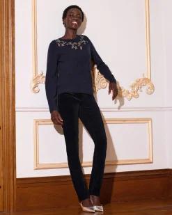 Washed Velvet Jean^Pure Collection Fashion