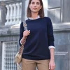 Womens Cashmere Boyfriend Sweater^Pure Collection Fashion