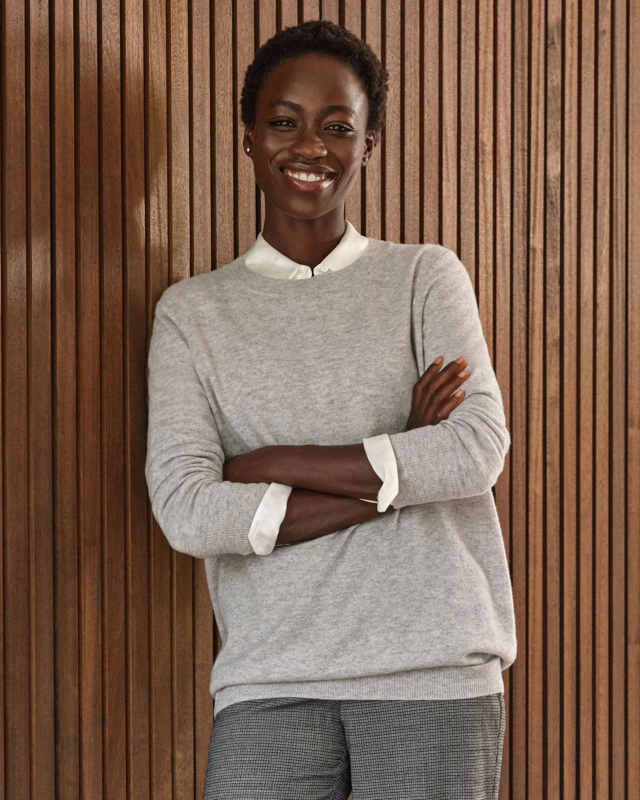 Womens Cashmere Boyfriend Sweater^Pure Collection Hot