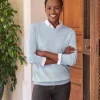 Womens Cashmere Boyfriend Sweater^Pure Collection Sale