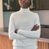 Womens Cashmere Polo Neck Sweater^Pure Collection Hot