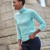 Womens Cashmere Polo Neck Sweater^Pure Collection Outlet