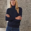 Womens Cashmere Polo Neck Sweater^Pure Collection Hot