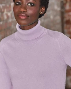 Womens Cashmere Polo Neck Sweater^Pure Collection Hot