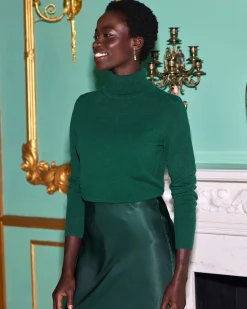 Womens Cashmere Polo Neck Sweater^Pure Collection Clearance