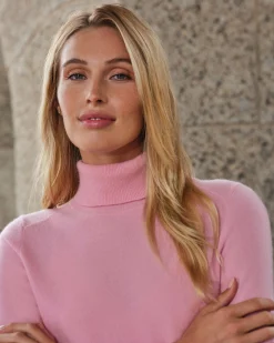Womens Cashmere Polo Neck Sweater^Pure Collection Hot