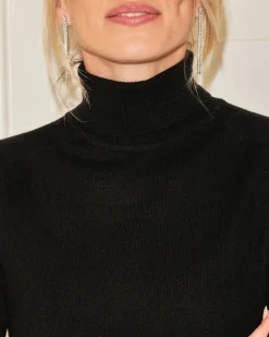 Womens Cashmere Polo Neck Sweater^Pure Collection Fashion
