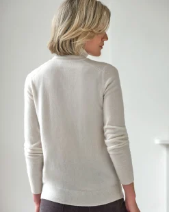 Womens Cashmere Polo Neck Sweater^Pure Collection Hot