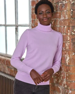 Womens Cashmere Polo Neck Sweater^Pure Collection Outlet
