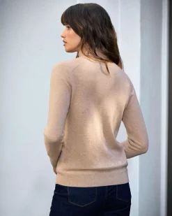 Womens Cashmere Polo Neck Sweater^Pure Collection Best
