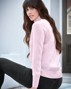Womens Cashmere Polo Neck Sweater^Pure Collection Sale