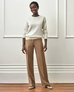 Wool Blend High Waist Trouser^Pure Collection Hot