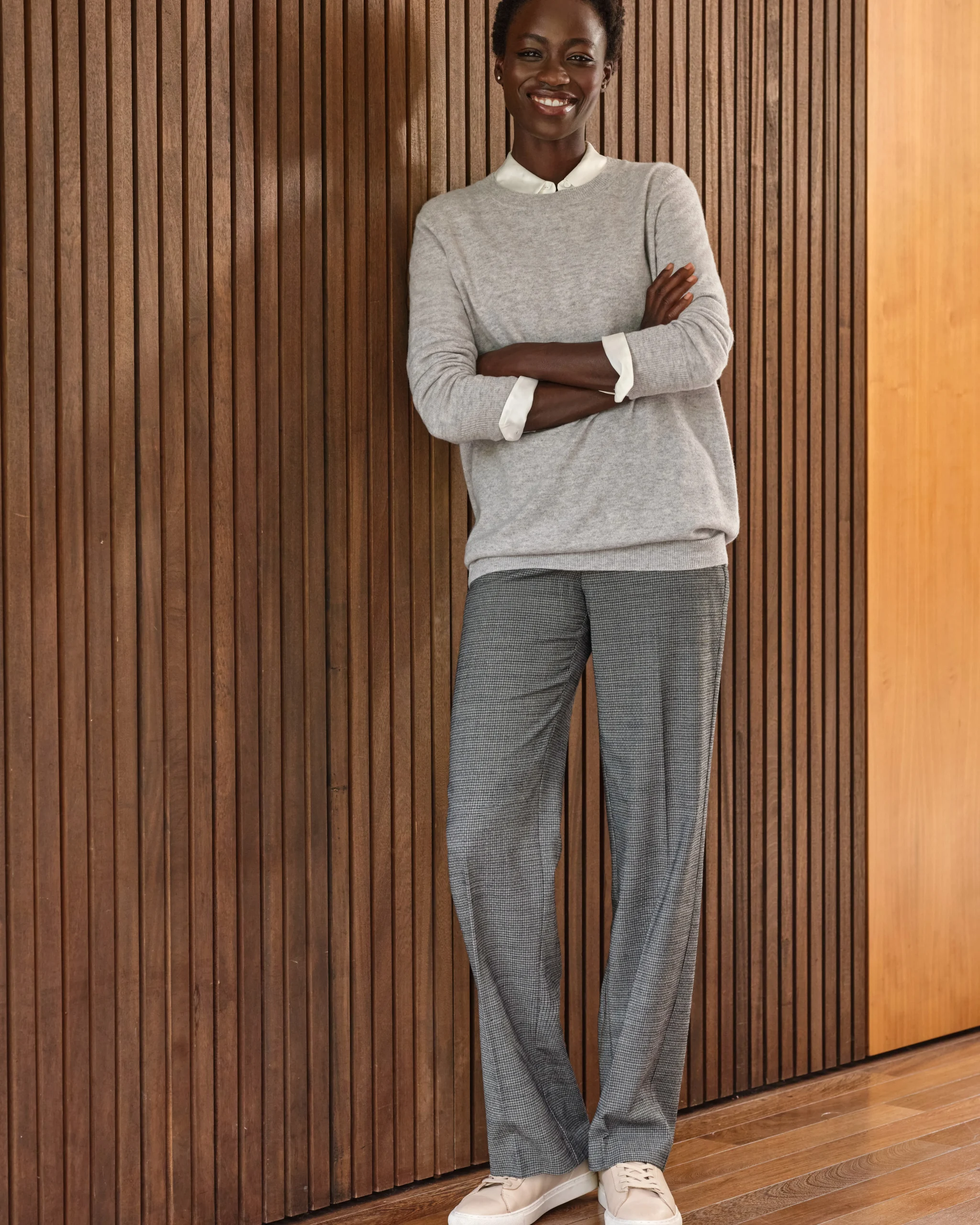 Wool Blend High Waist Trouser^Pure Collection Outlet