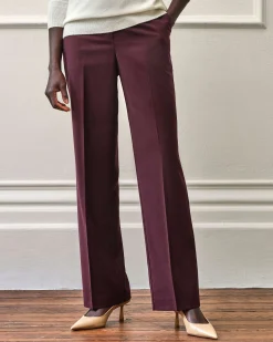 Wool Blend High Waist Trouser^Pure Collection Hot