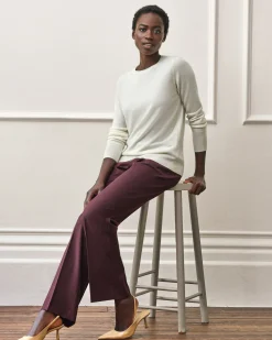 Wool Blend High Waist Trouser^Pure Collection Hot