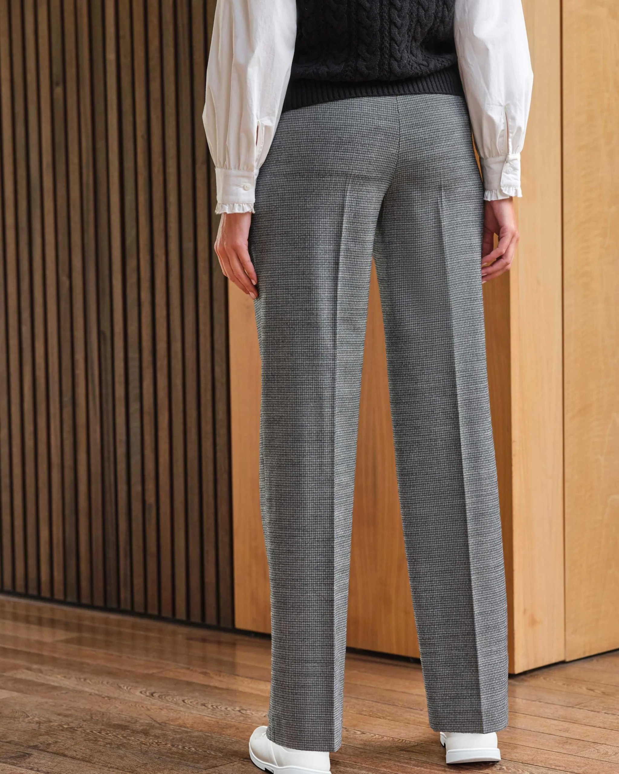 Wool Blend High Waist Trouser^Pure Collection Outlet