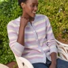 Wool Cashmere Striped Cardigan^Pure Collection Fashion